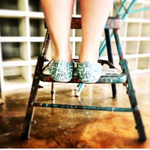 Storehouse Flats Sea Green Snakes - Picture 5 of 5